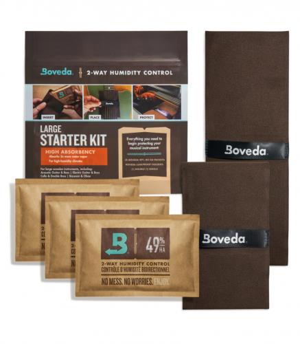 Boveda Large Starter Kit - 49% RH High Absorbency - Gitarren und B�ssen, Cello und Kontrabass