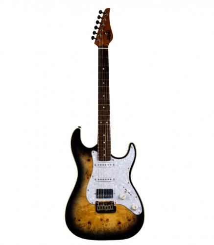 Jet Guitars JS-450 QTB R Transparent Brown