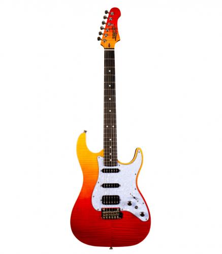 Jet Guitars JS-600 TRS Transparent Red