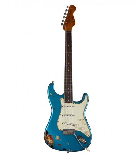 Maybach Stradovari S61 Masterbuilt Atomic Gentian over 3-Tone SB Heavy Relic