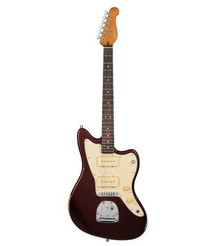 Patina Guitars PJ-6 OX B R Oxblood Relic