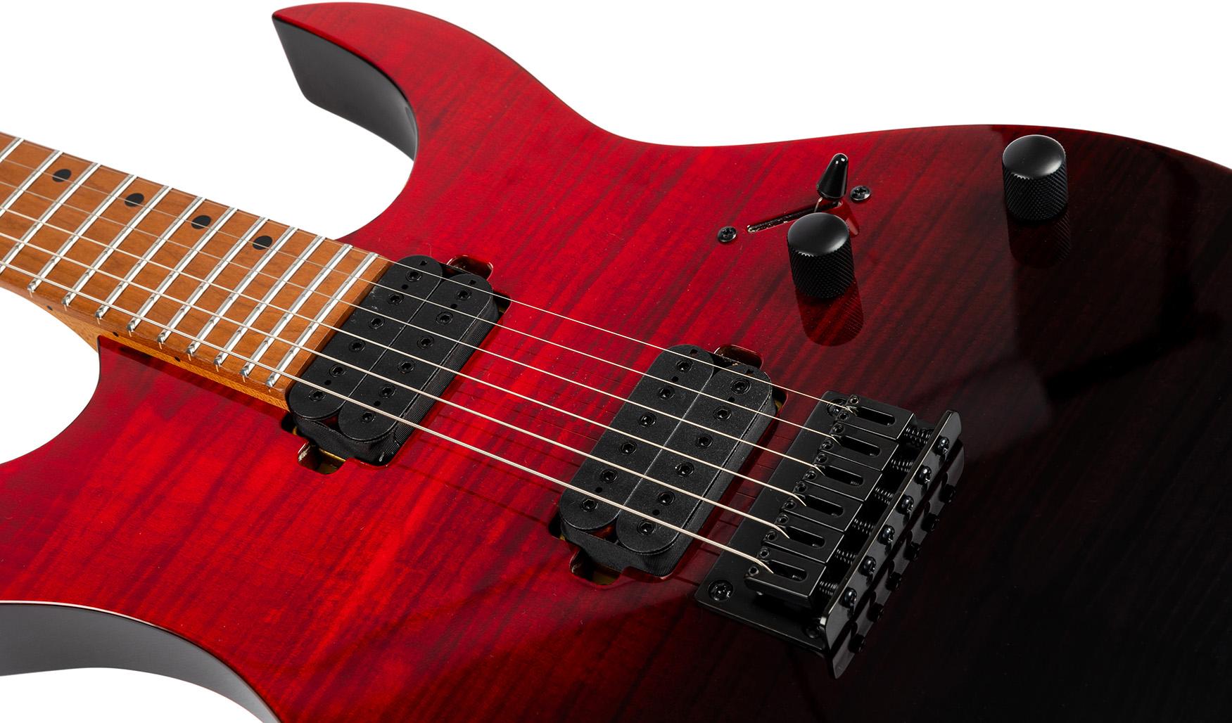 SPIRA Guitars S-450 TRD Transparent Red