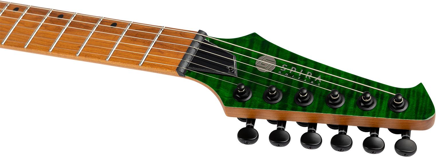 SPIRA Guitars S-450 TGR Transparent Green