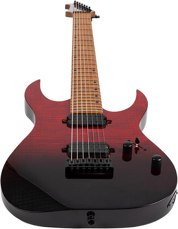 SPIRA Guitars S-457 TRD Transparent Red