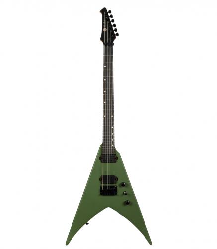 SPIRA Guitars V-400 MGR Satin Green