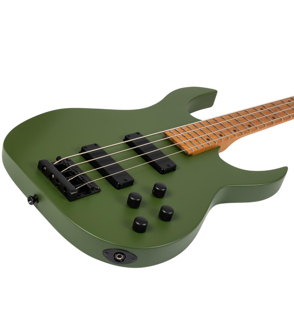 SPIRA Guitars B-400 MGR Satin Green
