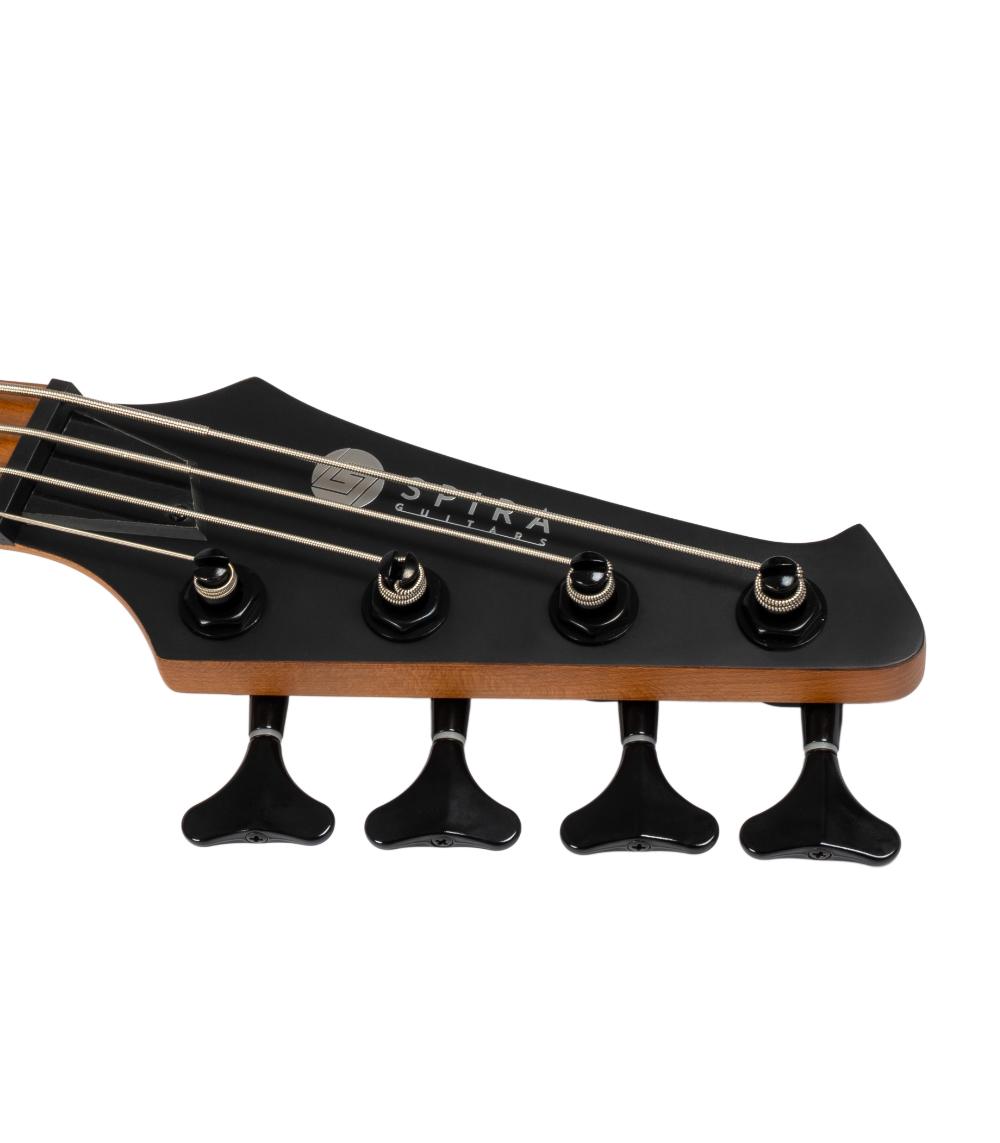 SPIRA Guitars B-400 MBK Satin Black