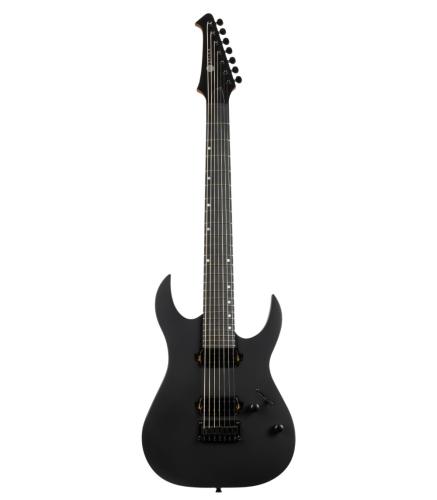 SPIRA Guitars S-407 MBK LH Satin Black