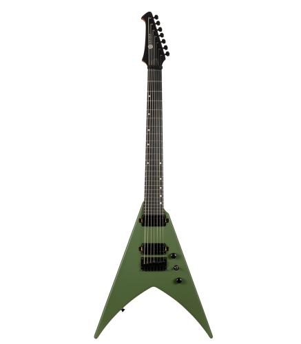 SPIRA Guitars V-407 MGR Satin Green