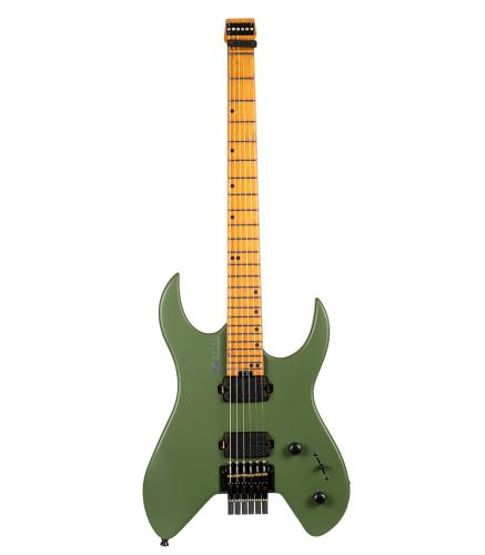 SPIRA Guitars S-400 Headless MGR Satin Green