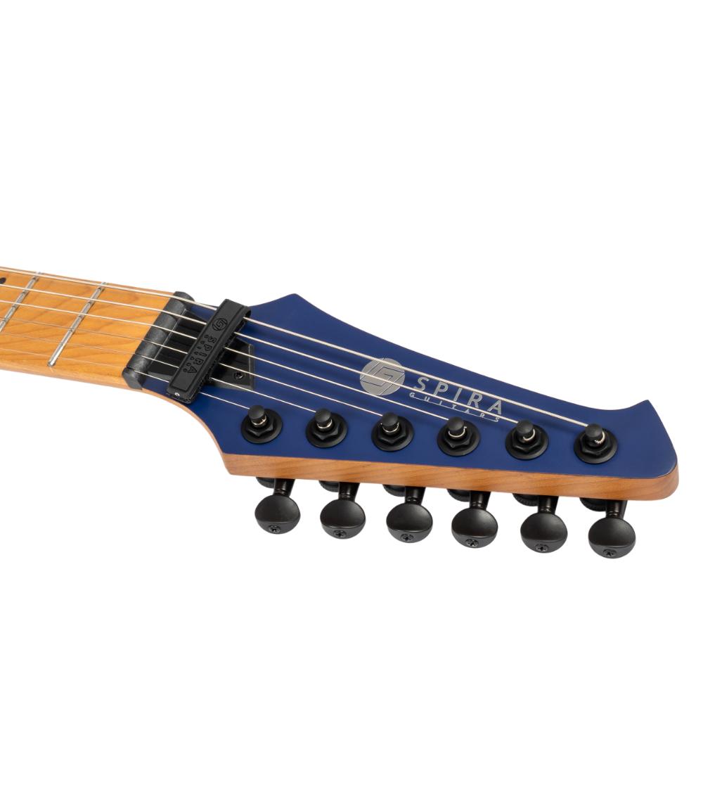 SPIRA Guitars S-600 ABL Stained Blue