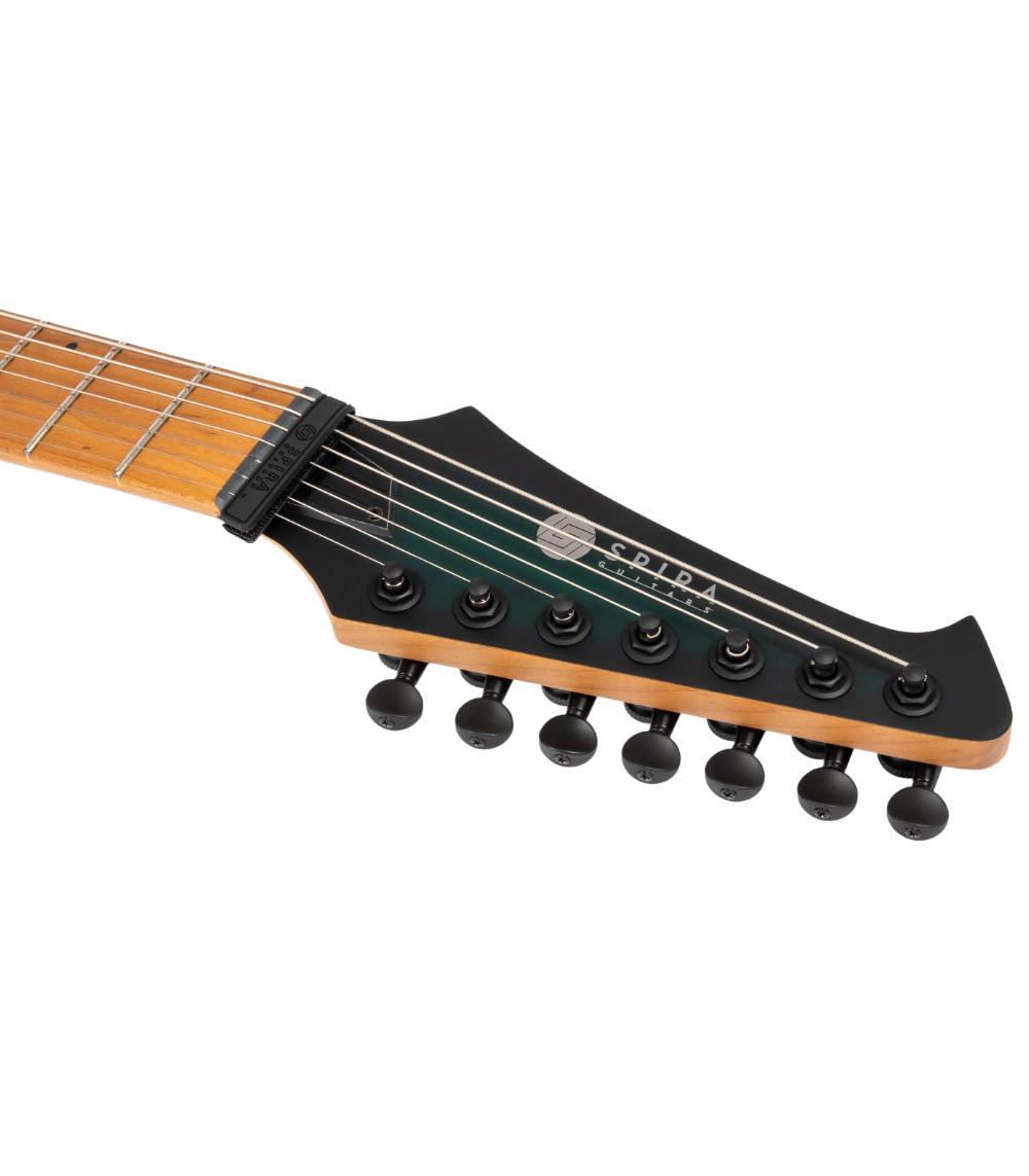 SPIRA Guitars S-607 AGR Stained Green