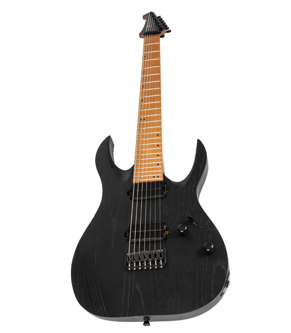 SPIRA Guitars S-607 ABK Stained Black