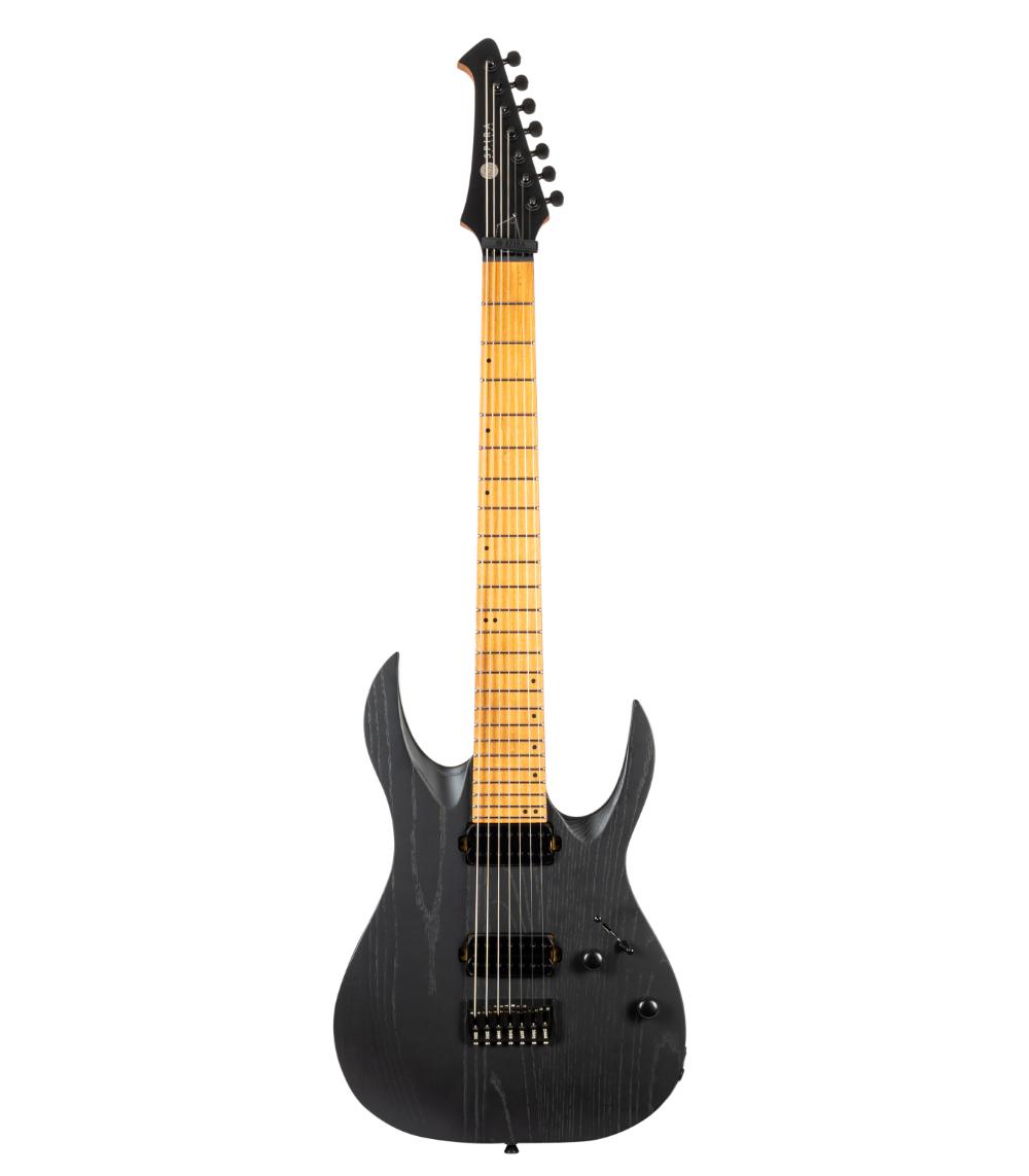 SPIRA Guitars S-607 ABK Stained Black
